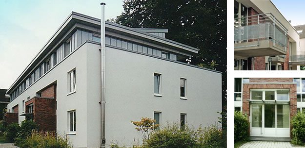 Mehrfamilienhaus, Düsseldorf – Projektcollage