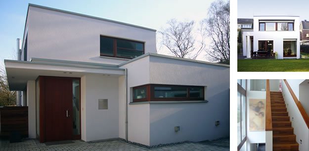 Neubau Wohnhaus, Meerbusch – Projektcollage